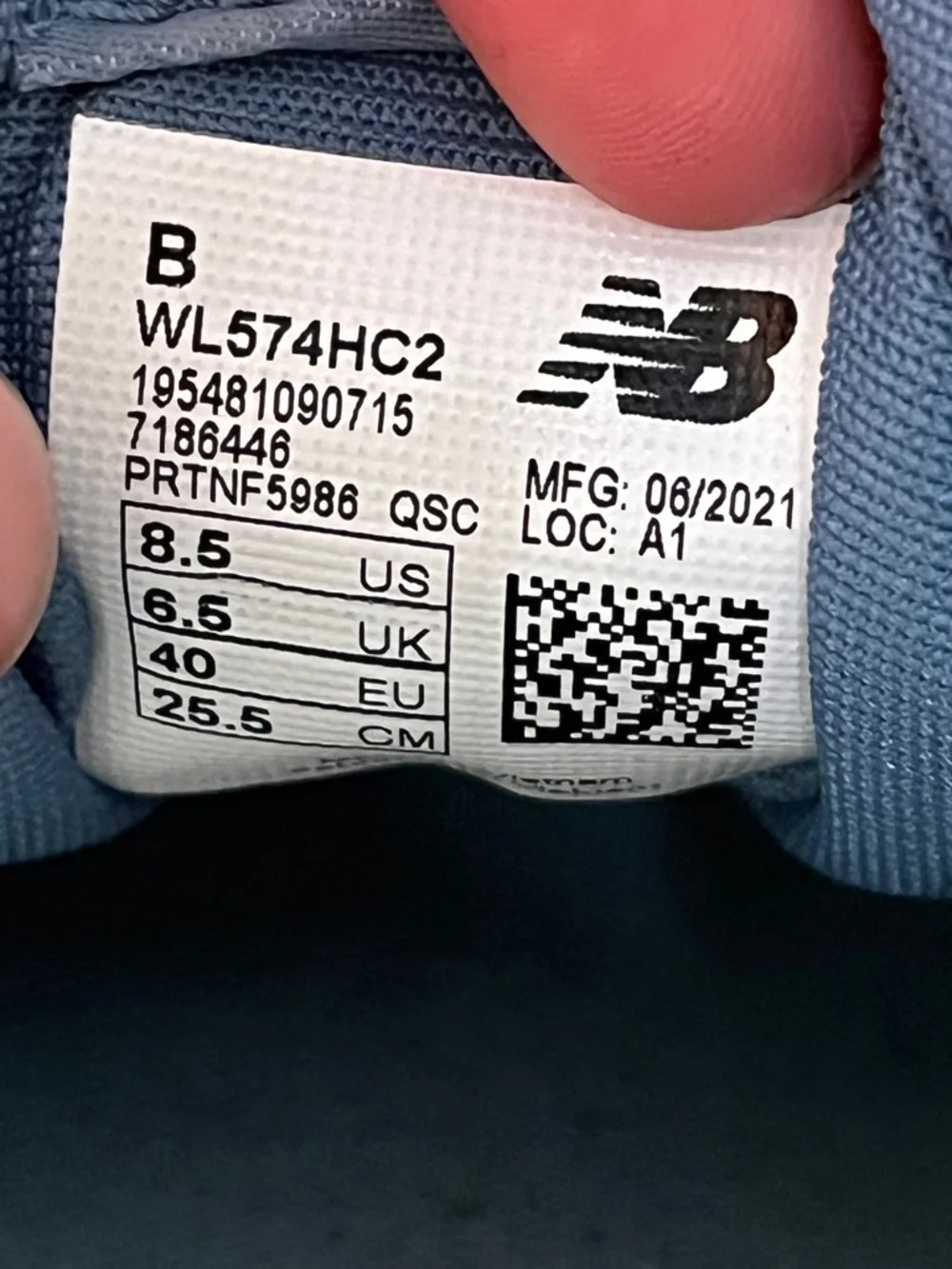 New Balance 574 Deep Sea Sneakers